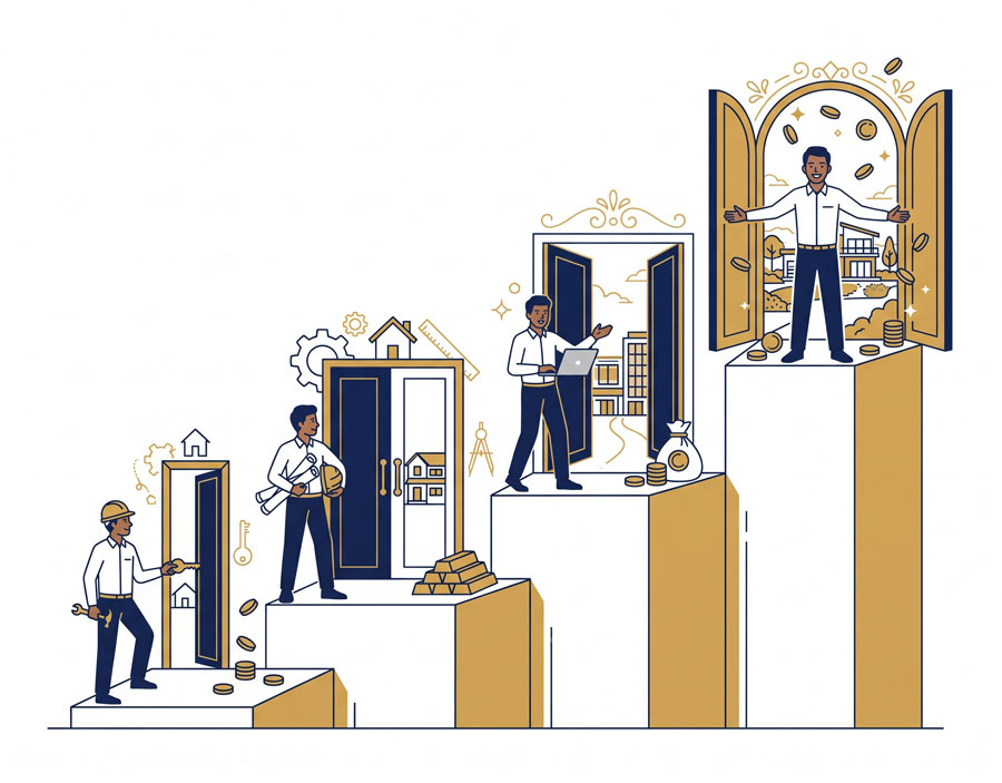 How deposit size widens lender choice on a skilled worker visa mortgage
